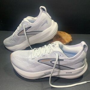 Brooks Glycerin 22 Women’s Grey Black Running Walking Sneakers Shoe Size-10